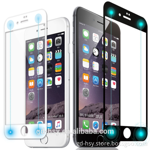 HUYSHE good performance smart button tempered glass screen protector for iphone 7 7plus convenient operation by single hand